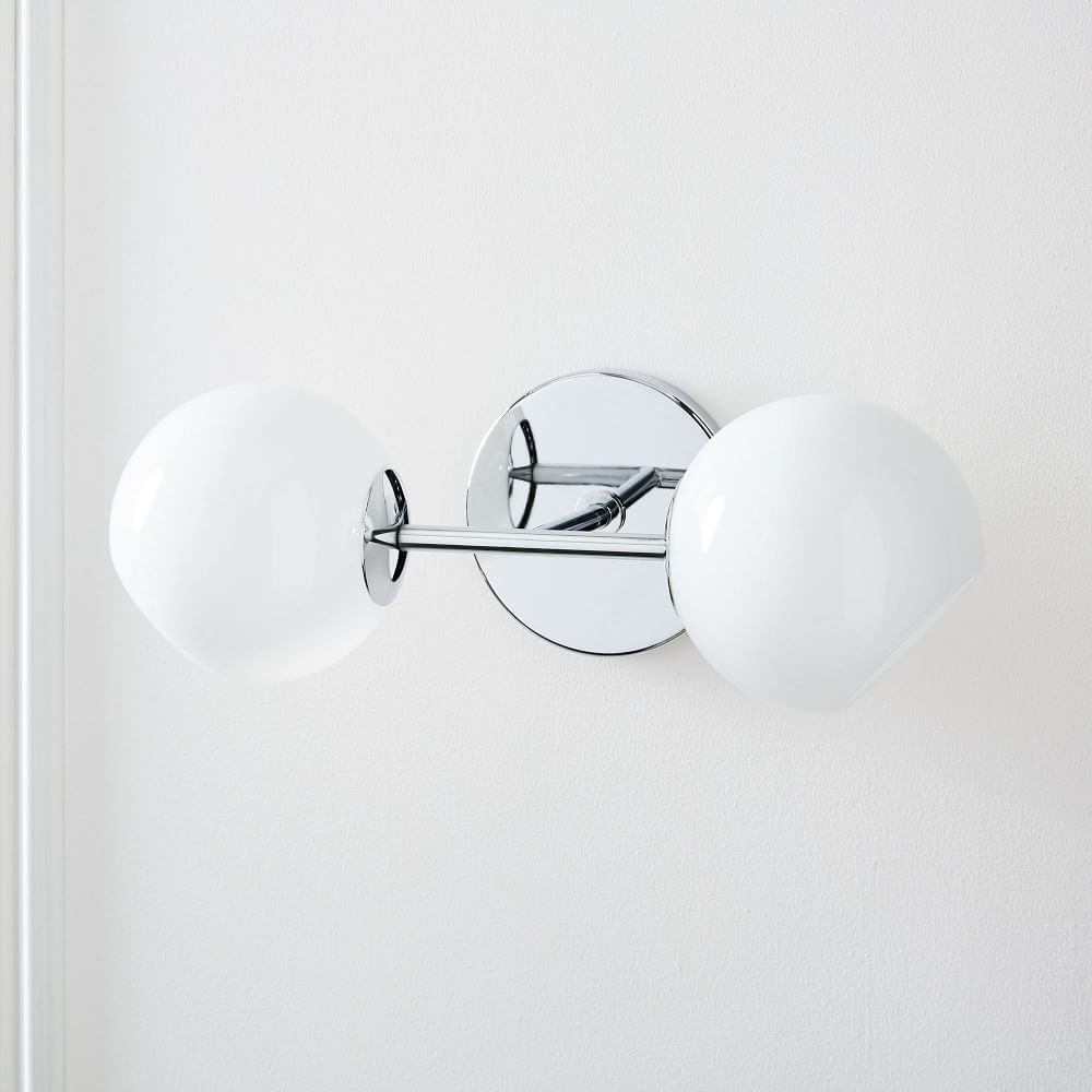 Staggered Glass 2 Light Sconce West Elm UK